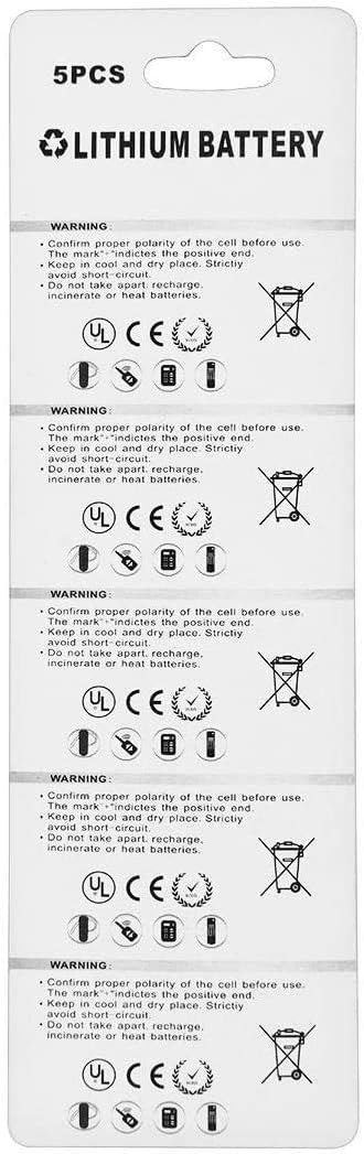 CR2450 3v Lithium Battery CR 2450 Coin Cell Battery With Capacity 650mAh 25 Pack For Led Candles, Silver - Image 5