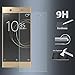 [2-Pack] Xperia XA1 Ultra Tempered Glass Screen Protector, Zeking 9H Hardness [Anti Scratch][Anti-Fingerprint] Bubble Free, Lifetime Replacement Warranty