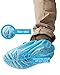 SafeBasics Non Skid Disposable Shoe Covers, Durable, Water Resistant, One Size Fits Most (100)