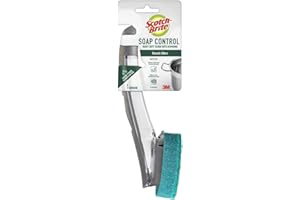Scotch-Brite Advanced Soap Control Heavy Duty Dishwand, 1 Dish Wand, Prevents Soap from Leaking, Leak-Free Guarantee, Best for Cast Iron Skillets & Grill Grates, Fits all Scotch Brite Refills
