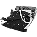 Women and men's Modal Super Soft Oblong Scarf 7312 Inches (black)