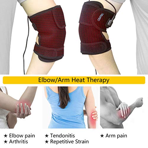 Creatrill Hand and Wrist Heated Wrap with 3 Level Controller Brace