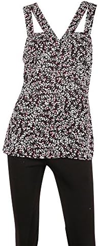 SIONI Women's 'Hi Twist' Sleeveless Tank Top Halter Strap Basic Shirt Top