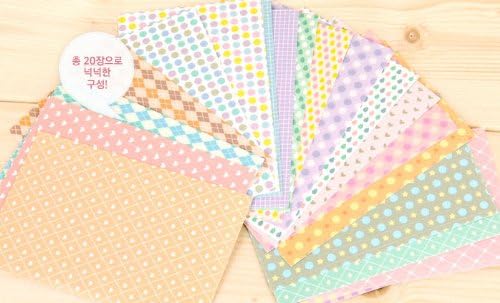 20 Sheets 10 Sheets Polaroid Film Skin Album Frame Sticker Scrapbooking (Milky Pastel)