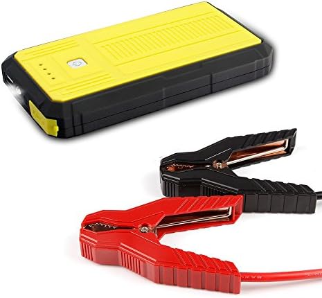 Markcars 300A Peak 13200 mAh Compact Car Jump Starter(12V 4.0L Gas) Portable Power Bank with Smart USB Charging Port Auto Battery Booster with LED Flashlight