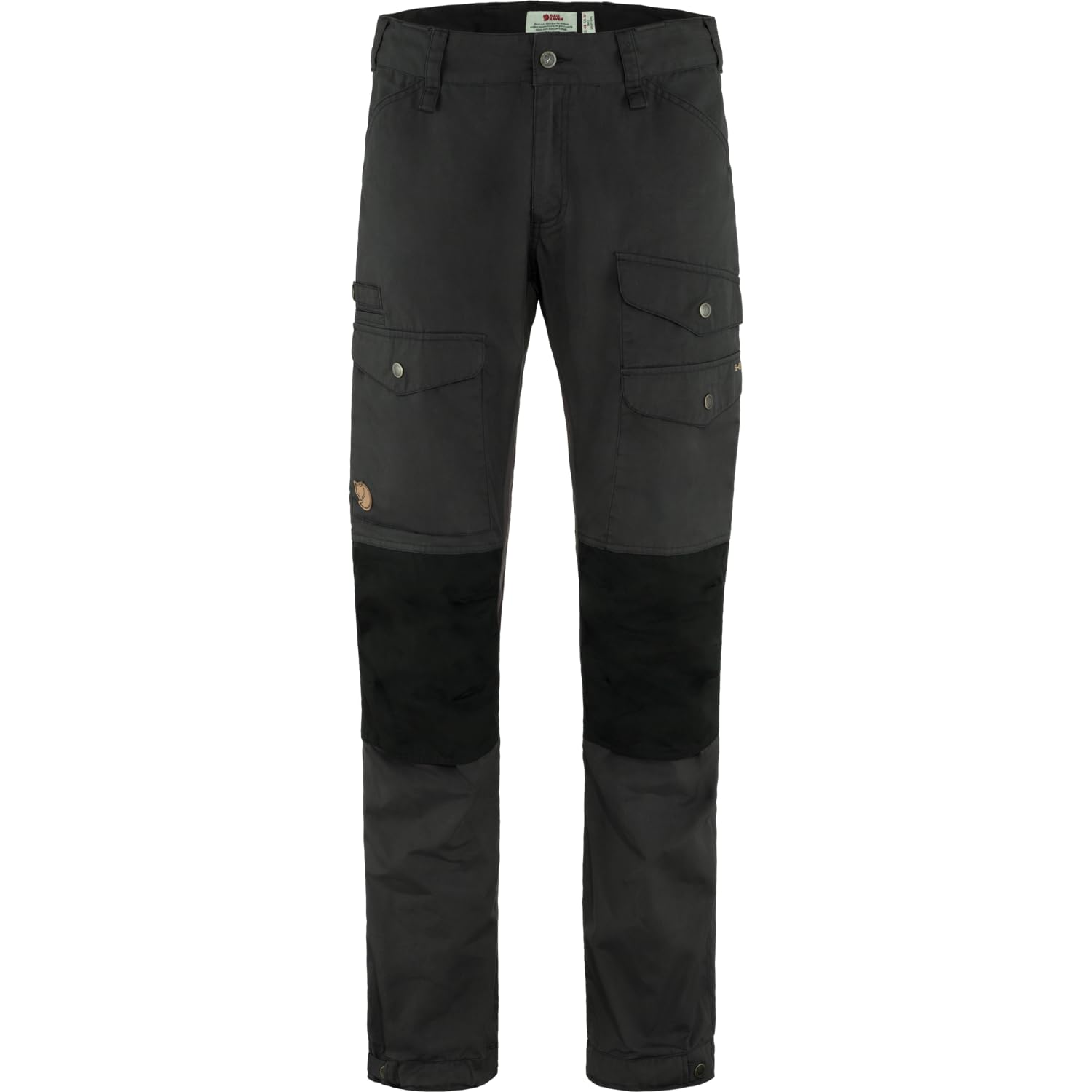 Fjällräven Vidda Pro Ventilated Men's Hiking Trousers (US, Wasit Inseam, 42, 32, Regular, Regular, Dark Grey-Black) Image