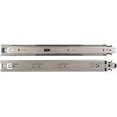 Knape &amp; Vogt 16 Inch Side Mount Full Extension Drawer Slide, 8400P-16, 2 Slides