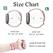 Wepro Bands Compatible with Fitbit Versa Smart Watch, Small, Peach