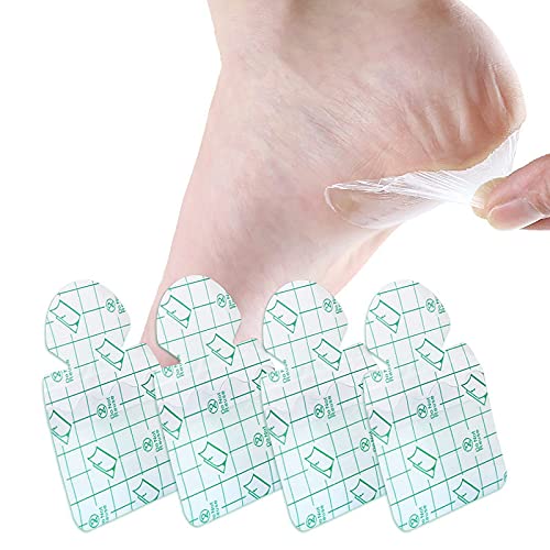 10 Pcs Moisture Heel Stickers Invisible Anti Wear Foot Sticker Breathable Cushion Blister Guard Patch for Moisturizing Cracked Dry Foot Plantar Fasciitis
