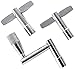 YMC DK10 Steel Construction Standard Drum Keys with a Continuous Motion Speed Drum Key- Pack of 3