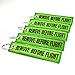 Rotary13B1 - Remove Before Flight Keychain - Lime Green - 5pcs