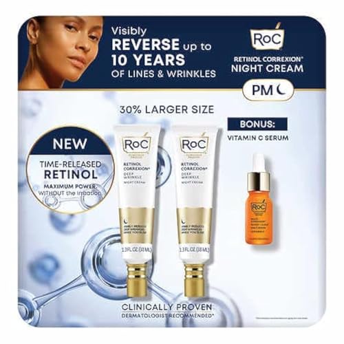 ROC Retinol Correxion Night Cream 2pk with Bonus Serum in Kuwait
