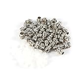50 Pcs 5mm Copper LED Lamp Holder Panel Display Accessory Thread Socket Base for Light-emitting Diode Lighting