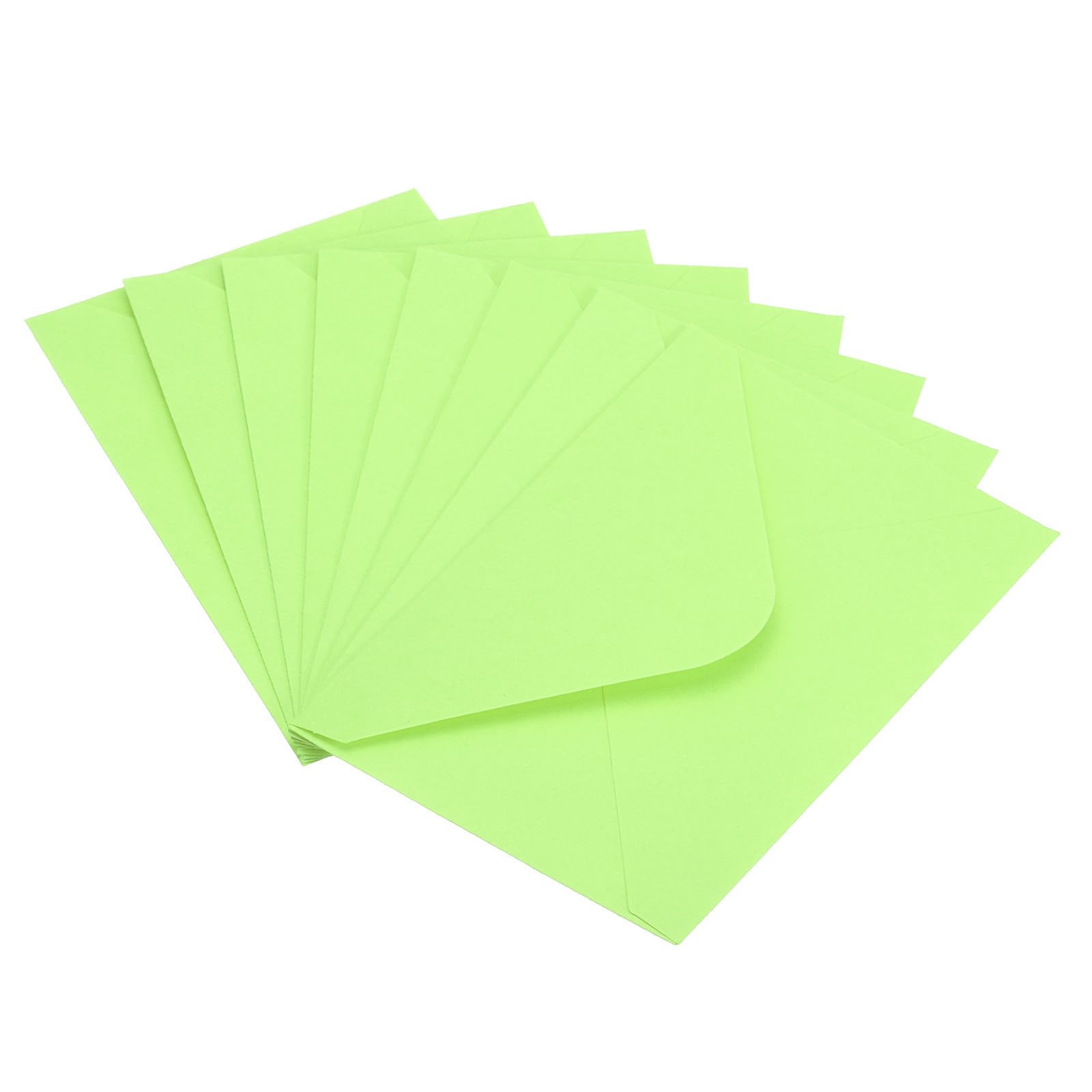 PATIKIL Mini Envelopes, 50 Pack Gift Cards Business Cards Envelope for Greeting Weddings, Light Green