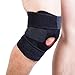 YOMORES Adjustable Breathable Neoprene Knee Brace and Support with Best Open Patella Stabilizer Knee Protector Wrap Relieves Pain Symptoms