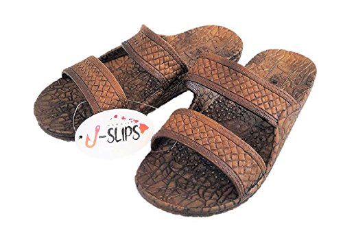 J-Slips Coconut Hawaiian Jesus Sandals (Women's 10/Men's 9)