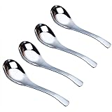 efoot Soup Spoon,4PCS Rainbow Spoon, Stainless