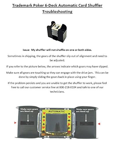 Automatic Card Shuffler Battery Operated 6 Deck Playing Card Dispenser Game Night Casino Equipment And Accessories By Trademark Poker In Dubai Uae Whizz Card Shufflers
