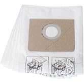 Fein OEM Tear-Resistant Fleece Filter Bag | Extended Capacity &amp; Superior Filtration, Nonwoven Material, Holds 2-3x More than Paper Filter Bags, 5 Pack, 31345061010