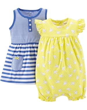 Baby Girls' 2 Piece Dress & Romper Set (Baby)