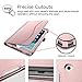 Fintie iPad Mini/Mini 2/Mini 3 Case [Corner Protection] - [Multi-Angle Viewing] Folio Smart Stand Protective Cover with Pocket, Auto Sleep/Wake for Apple iPad Mini 1/Mini 2/Mini 3, Rose Gold