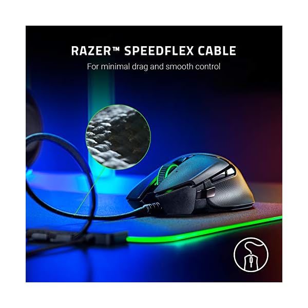 Razer Basilisk V2 - FPS Gaming Mouse (Gaming Mouse with New 20,000 DPI Focus + Optical Sensor, 5G, Removable Dpi Switch…