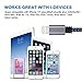 Sundix iPhone Charger 3Pack 3FT 6FT 10FT Lightning to USB Braided Cable with Aluminum Connector Compatible with iPhone 7/ 7Plus/ 6/ 6S/ 6 Plus/ 6S Plus, 5C/5S/5, iPad/iPod(Blue/Black)