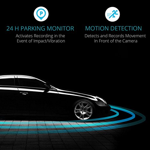 Dash Cam by Lexi - Dashboard Camera for Cars - Full HD Recording Camera with 2.4" LCD Display Mirror, G Sensor, Loop Recording, Motion Detection, Parking Monitor - Car Video Recorder Security Camera
