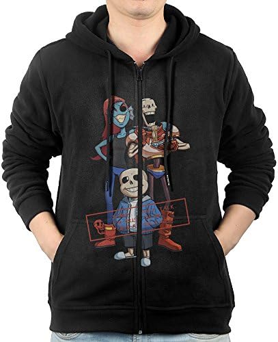 YQUE Women's Undertale Video Game Role Hoodies Hoodie Black