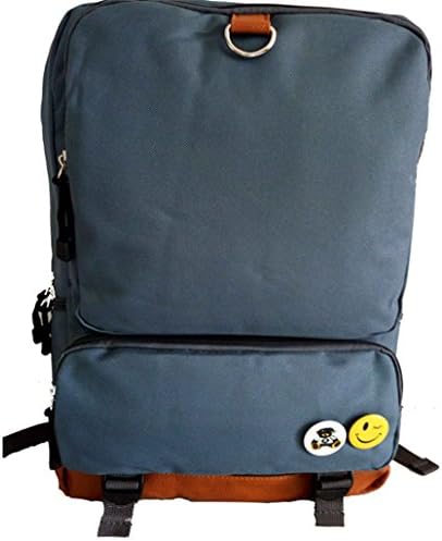 Anime Naruto Backpack for School Teens Galaxy Book Bags Zipper (Black)