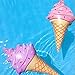 Kidsco Inflatable Ice Cream Cones -36 Inch -3 for Swimmig Pool & Beach Parties, Birthdays, Party Favors, & Props