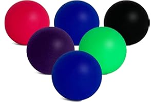 Botabee 6-Pack Beach Paddle Ball Replacement - High Visibility Small Beach Balls - Waterproof Smashball and Pickleball Compatible with Kadima and Pro Kadima - Multi-Color