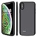 STOON Battery Case for iPhone Xs Max, 6000mAh Portable Charger Case Rechargeable Extended Battery Pack Protective Backup Charging Case Cover for Apple iPhone Xs Max(6.5inch)(Black)
