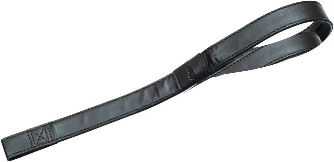 Wintec Webbers Stirrup Straps with Loop 70 cm | Straps | Ironing Straps PU Leather Black Various Lengths for Monosheet Saddles