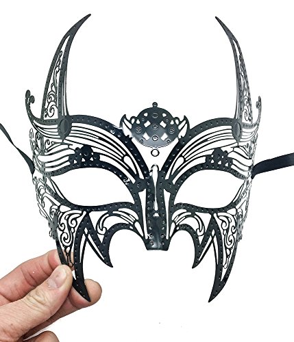 New Wolverine Men's Mask Laser Cut Venetian Halloween Masquerade Mask Costume Extravagant Inspire Design - Black