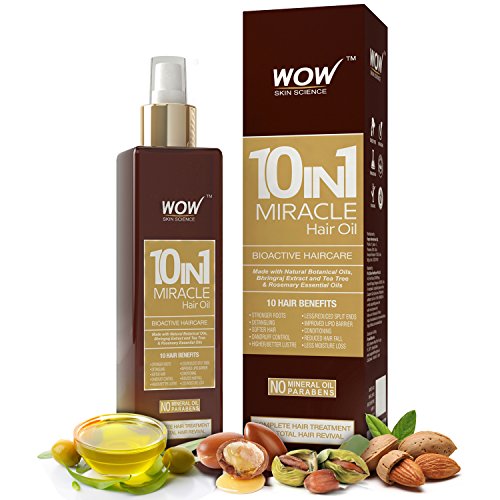 WOW 10in1 Active Miracle Hair Oil No Parabens and Mineral Oils
