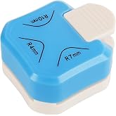 Paper Corner Rounder Punch, 3 in 1 (R4mm, R7mm, R10mm) Corner Punch Blue | Corner Cutter Rounder for Cardstock, Round Corners Cutter for Crafts, Card Making, Scrapbook Supplies