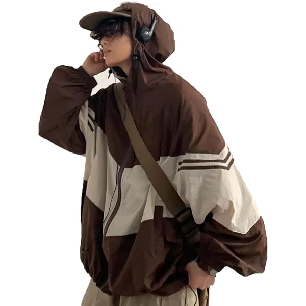 ERFMFKL Women Black Zipper Loose Jacket Spring Batwing