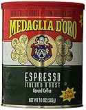 Medaglia D'Oro Italian Roast Espresso Coffee, 10 Ounce