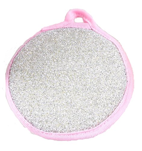 Sealike 2 Pcs Sponge Metallic Dishcloths Scrubber Scouring Pad Dish Cloth with Stylus