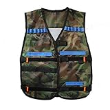 Tinksky Tactical Vest for Nerf N-Strike Elite Battle Game Gifts for Men (Camouflage)