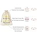 Bridesmaid Gifts Bachelorette Party Supplies - Bridal Shower Wedding Party Decorations Inluding 1 Gold Bangle & 5 Rose Tie Knot Bracelets,6 Set Bachelorette Hair Ties,6 Pcs Bachelorette Goodie Bags