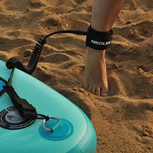 Neolife Coiled Premium Surfboard Leash,Stand Up Paddle Board Leash
