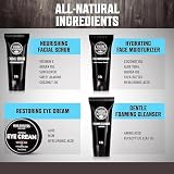Viking Revolution Mens Skincare Kit Moisturiser Wash Scrub Eye Cream 148ml view 7