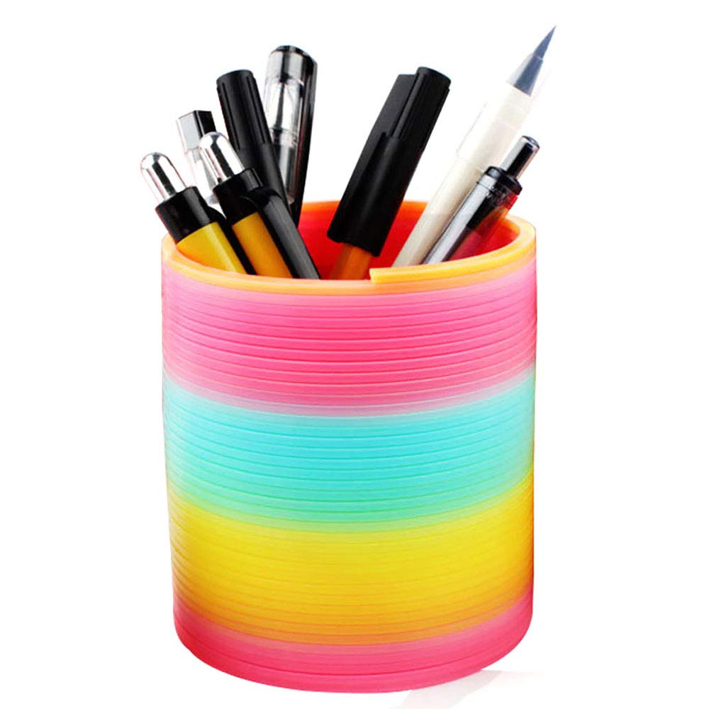 ZCINT Magic Spring Toy Plastic Rainbow Slinky for Kids Gift, 2 Pack