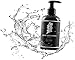 Beau Brummell for Men's Activated Charcoal Face Wash | Gentle Exfoliating Cleanser with Hyaluronic Acid, Bamboo Powder, Marine Plankton Extract, Vitamins A & E | 8 fl oz, Made in USA