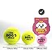 The Little Dog's Balls, Dog Tennis Balls, 6-Pack Pink Dog Toy, Premium Strong Dog & Puppy Ball for Training, Play, Exercise and Fetch