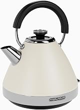 Morphy Richards Venture Cream Pyramid Kettle 1.5L 3kW Rapid Boil