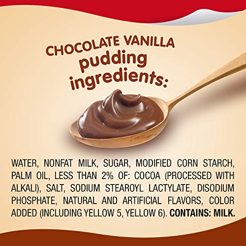 SNACK PACK PIE PUDDING CUPS, CHOCOLATE AND VANILLA, 33 OZ (6 CT)