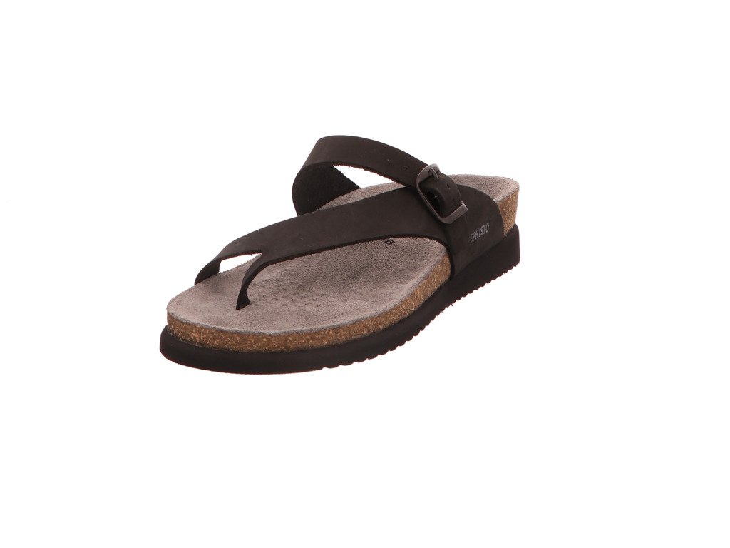 Photo 1 of Mephisto Women's Helen Nubuck Black Sandal - 9M